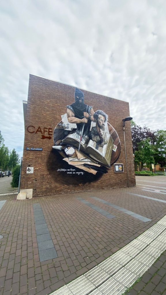 street art tour bezoek weert kunst kunstwerk in de binnenstad, centrum, wandelroute