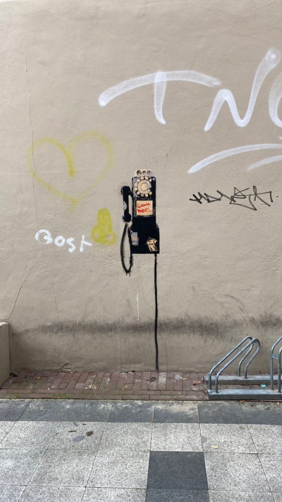 street art tour bezoek weert kuns kunstwerk in de binnenstad, centrum, wandelroute