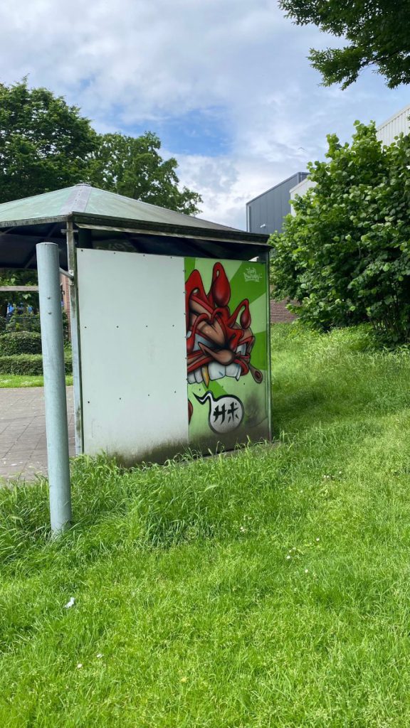 street art tour bezoek weert kuns kunstwerk in de binnenstad, centrum, wandelroute