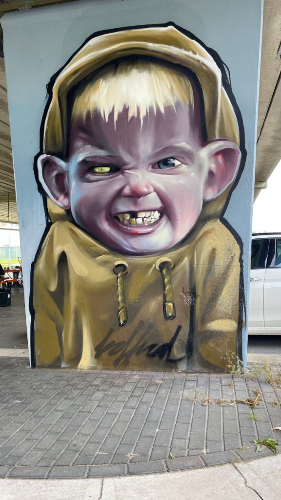 street art tour bezoek weert kunst kunstwerk in de binnenstad, centrum, wandelroute het zuilen kabinet
