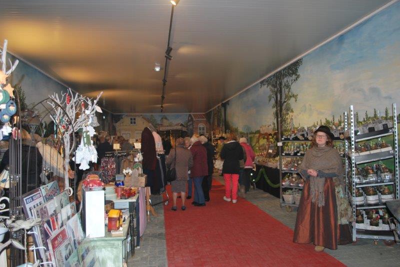 beurs met kraampjes