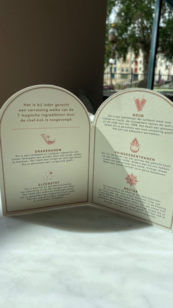 efteling grand hotel brasserie 7 7 magische ingrediënten
